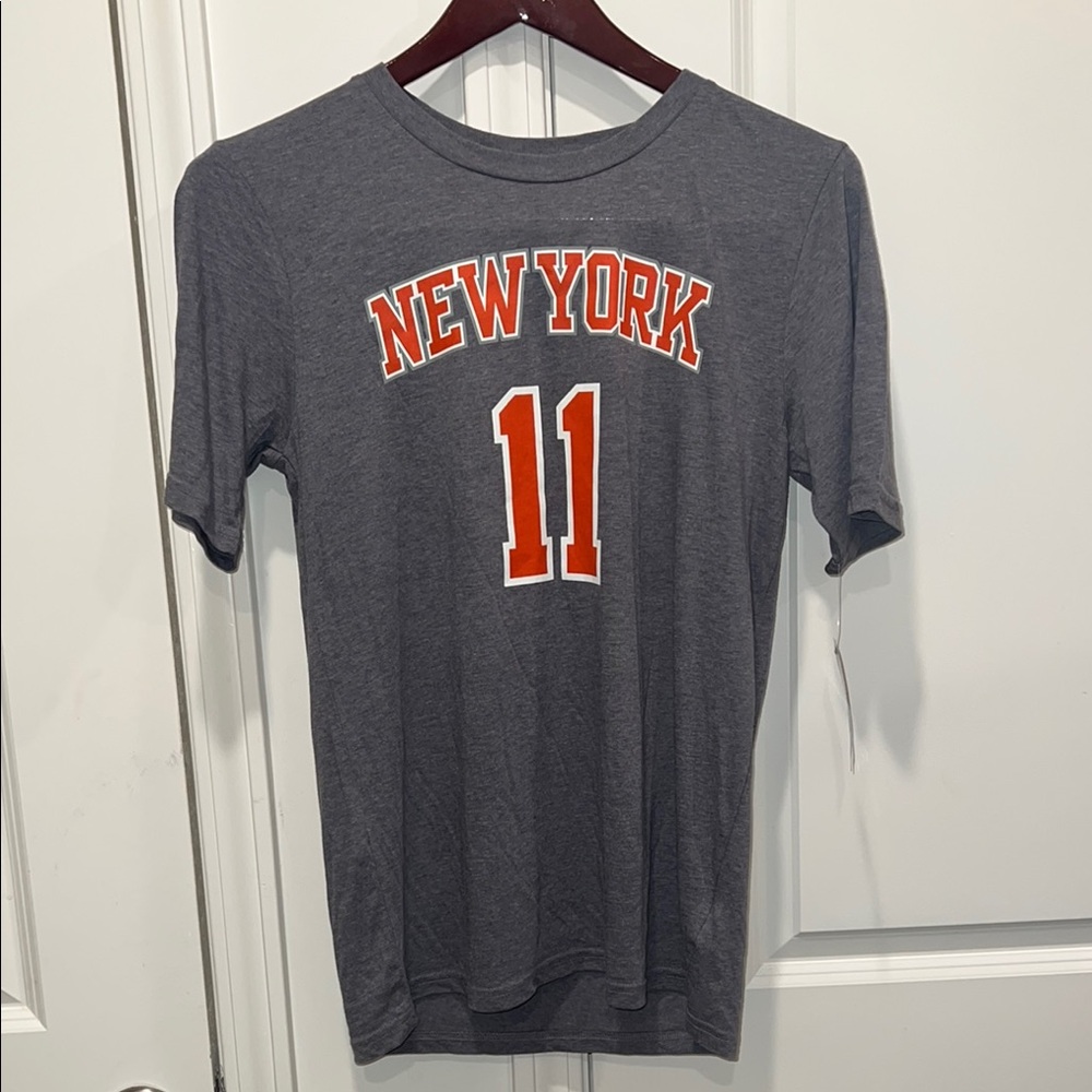 Dark Heather Gray Short Sleeve Tee with New York Graphic